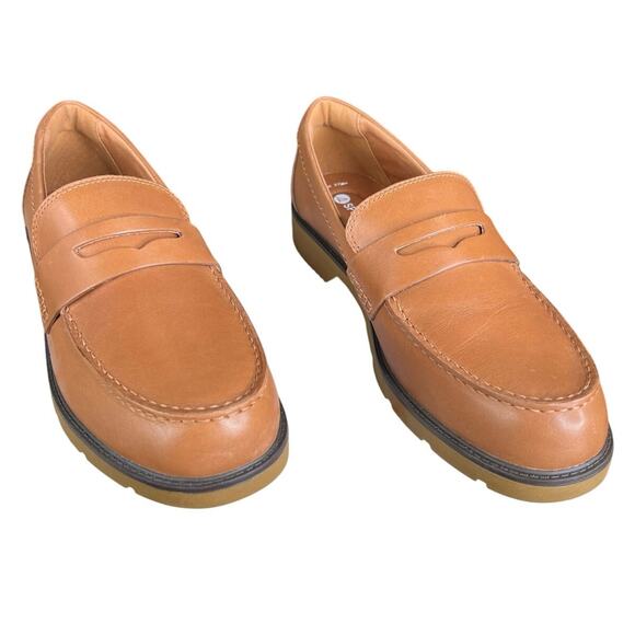 Sperry Women’s Wells Tan Leather Penny Loafer Size US 12 - Picture 5 of 10